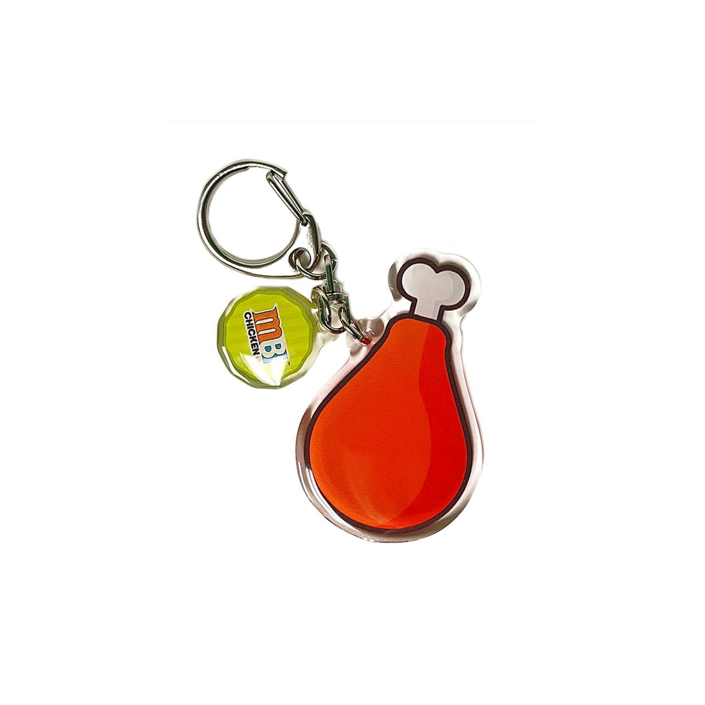 Chicken Drumstick Keychain